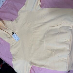 Pale Yellow Automet Hoodie - Size Small - Never Worn